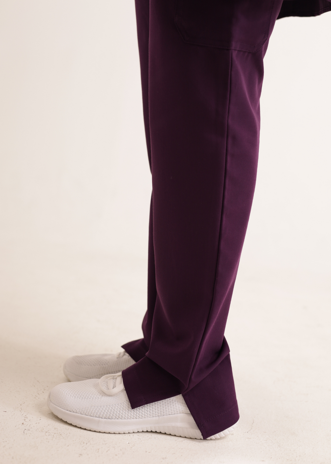 Classic Scrub Pants Eggplant