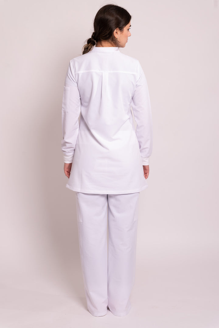 Wide-Leg Scrub Pants