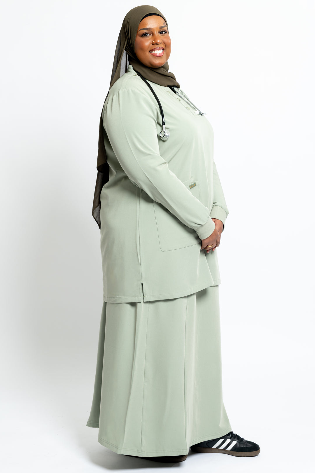 Scrub Skirt Iris- Regular length