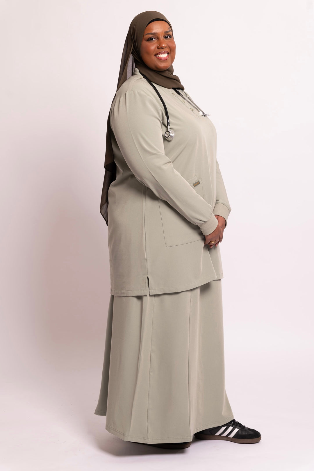 Iris Scrub Skirt - Tall length