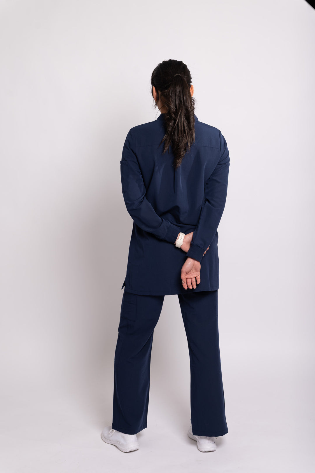 Wide-Leg Scrub Pants