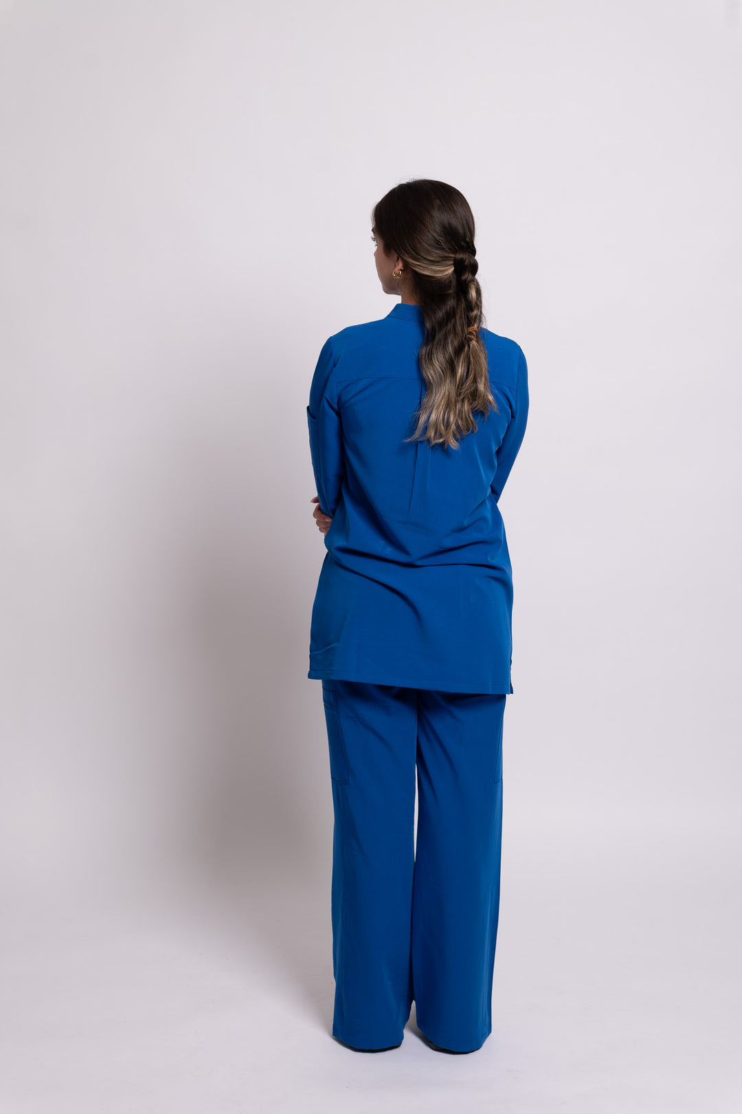 Wide-Leg Scrub Pants