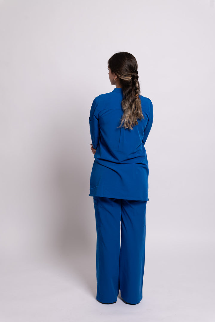 Wide-Leg Scrub Pants