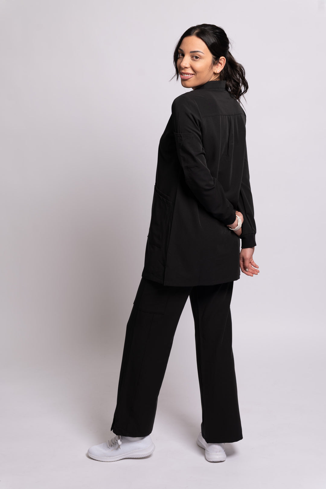 Wide-Leg Scrub Pants