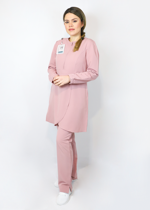 Rose Scrub Top Pink