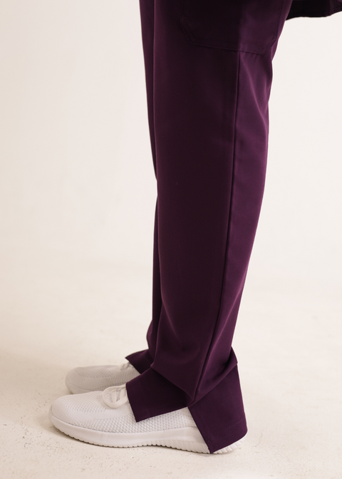 Classic Scrub Pants Eggplant